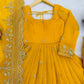 Embroidered Faux Georgette Anarkali Set with Dupatta