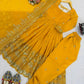 Embroidered Faux Georgette Anarkali Set with Dupatta