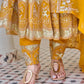 Embroidered Faux Georgette Anarkali Set with Dupatta