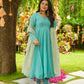 Embroidered Faux Georgette Anarkali Suit with Dupatta