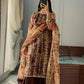 Embroidered Faux Georgette Digital Print Suit Set with Dupatta