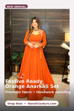 Embroidered Faux Georgette Gown Set with Pant, Dupatta and Jacket