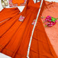 Embroidered Faux Georgette Gown Set with Pant, Dupatta and Jacket