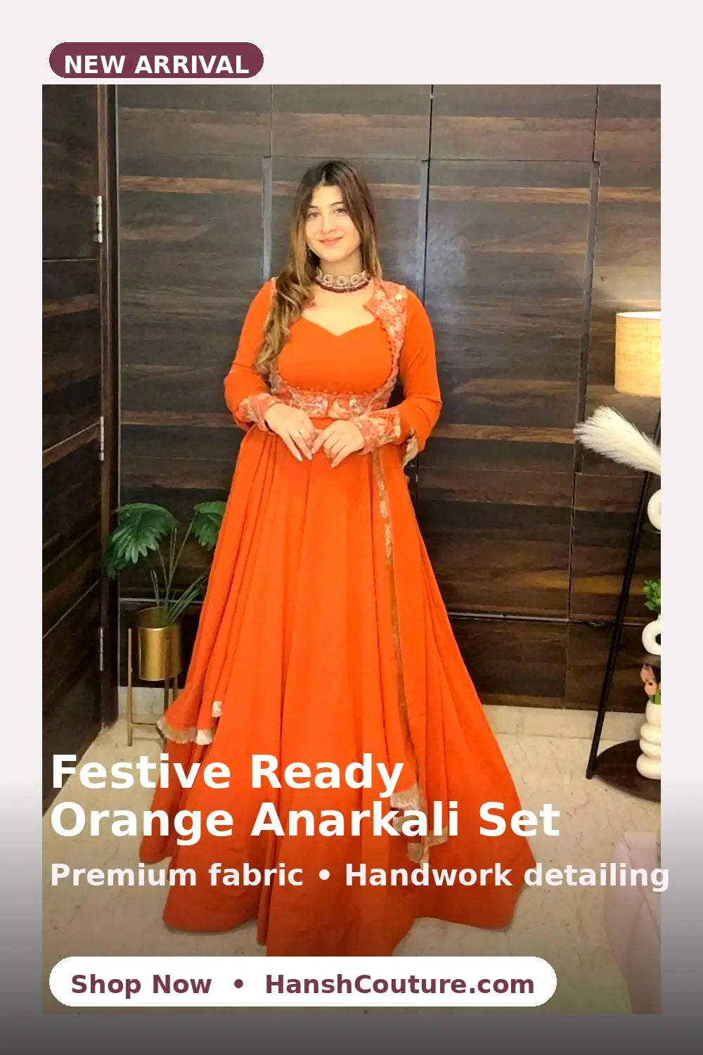 Embroidered Faux Georgette Gown Set with Pant, Dupatta and Jacket