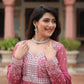 Embroidered Faux Georgette Kurti Palazzo Set