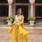 Embroidered Faux Georgette Kurti Palazzo Set