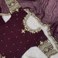 Embroidered Faux Georgette Kurti Palazzo Set With Dupatta