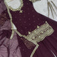 Embroidered Faux Georgette Kurti Palazzo Set With Dupatta