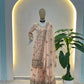 Embroidered Faux Georgette Kurti Sharara Set
