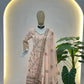 Embroidered Faux Georgette Kurti Sharara Set