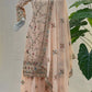 Embroidered Faux Georgette Kurti Sharara Set