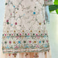 Embroidered Faux Georgette Kurti Sharara Set