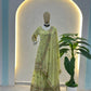 Embroidered Faux Georgette Kurti Sharara Set