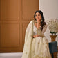 Embroidered Faux Georgette Kurti Sharara Set