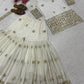 Embroidered Faux Georgette Kurti Sharara Set