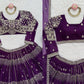 Embroidered Faux Georgette Lehenga Choli Set for Wedding and Festive Occasions