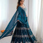 Embroidered Faux Georgette Lehenga Choli Set for Wedding and Festive Occasions