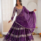 Embroidered Faux Georgette Lehenga Choli Set for Wedding and Festive Occasions