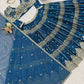 Embroidered Faux Georgette Lehenga Choli Set for Wedding and Festive Occasions
