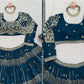 Embroidered Faux Georgette Lehenga Choli Set for Wedding and Festive Occasions