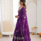 Embroidered Faux Georgette Lehenga Choli Set for Wedding and Festive Occasions