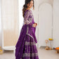 Embroidered Faux Georgette Lehenga Choli Set for Wedding and Festive Occasions