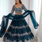 Embroidered Faux Georgette Lehenga Choli Set for Wedding and Festive Occasions