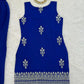 Embroidered Faux Georgette Plazo Suit Set