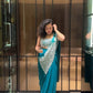 Embroidered Faux Georgette Ready to Wear Saree for Festive and Party Wear