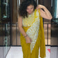 Embroidered Faux Georgette Ready to Wear Saree for Festive and Party Wear