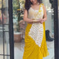 Embroidered Faux Georgette Ready to Wear Saree for Festive and Party Wear