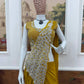 Embroidered Faux Georgette Ready to Wear Saree for Festive and Party Wear