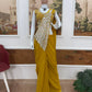 Embroidered Faux Georgette Ready to Wear Saree for Festive and Party Wear