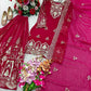 Embroidered Faux Georgette Sharara Set