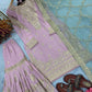 Embroidered Faux Georgette Sharara Set with Butterfly Net Dupatta