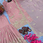 Embroidered Faux Georgette Sharara Set with Dupatta