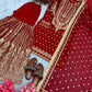 Embroidered Faux Georgette Sharara Set with Dupatta