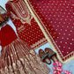 Embroidered Faux Georgette Sharara Set with Dupatta