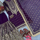 Embroidered Faux Georgette Sharara Set with Dupatta