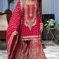 Embroidered Faux Georgette Sharara Set with Dupatta