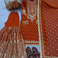 Embroidered Faux Georgette Sharara Set with Dupatta
