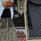 Embroidered Faux Georgette Sharara Set with Dupatta