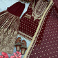 Embroidered Faux Georgette Sharara Set with Dupatta