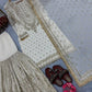 Embroidered Faux Georgette Sharara Set with Dupatta