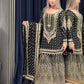 Embroidered Faux Georgette Sharara Set with Dupatta