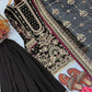 Embroidered Faux Georgette Sharara Set with Dupatta