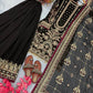 Embroidered Faux Georgette Sharara Set with Dupatta