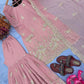 Embroidered Faux Georgette Sharara Set with Dupatta