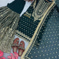 Embroidered Faux Georgette Sharara Set with Dupatta
