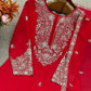 Embroidered Faux Georgette Sharara Set with Dupatta